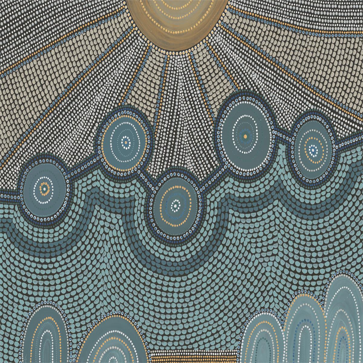 Under The Sun, Muted Teal Colour