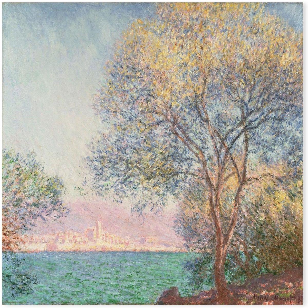 Antibes, in the Morning, 1888 , By Monet