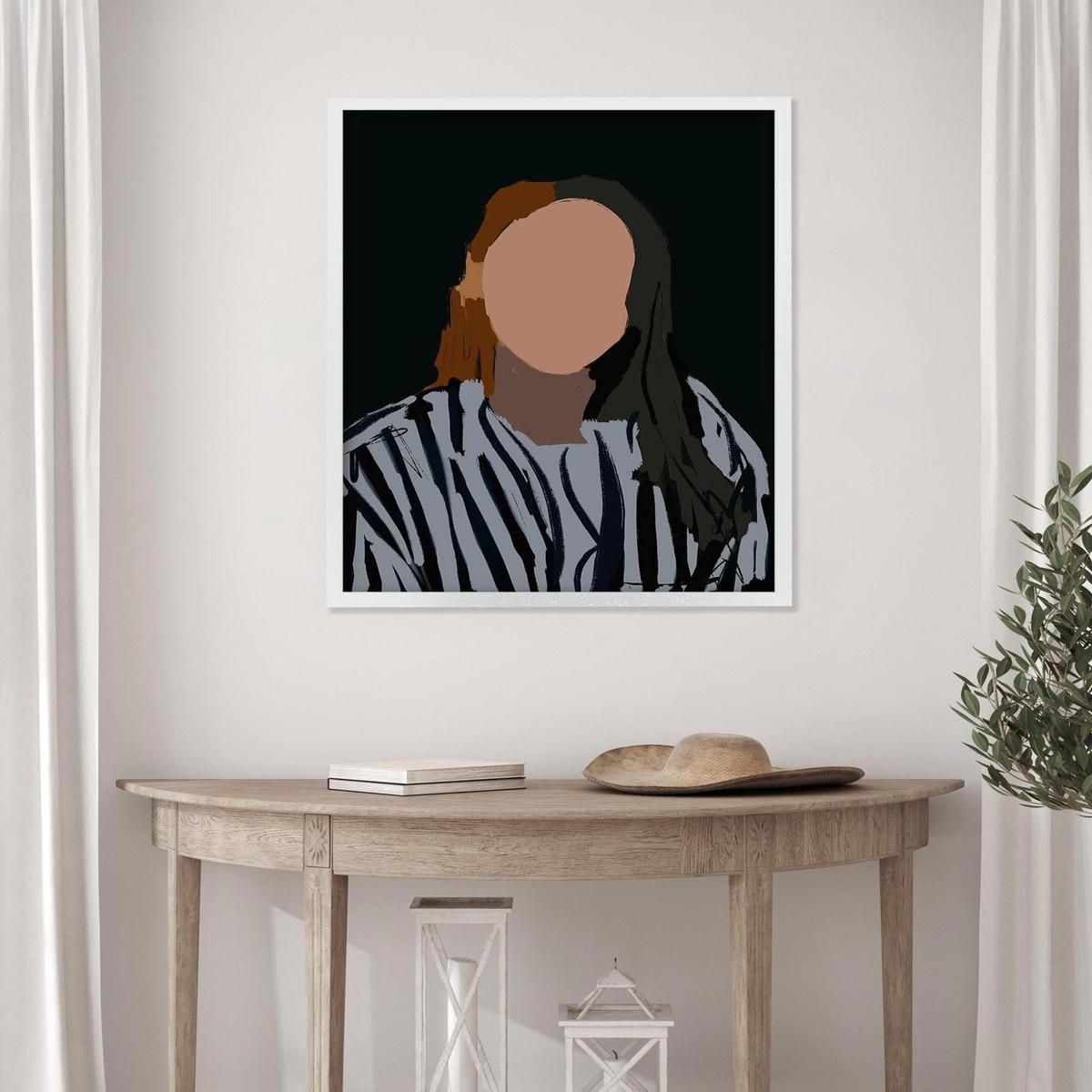 Gazing At You In The Mirror Art Print