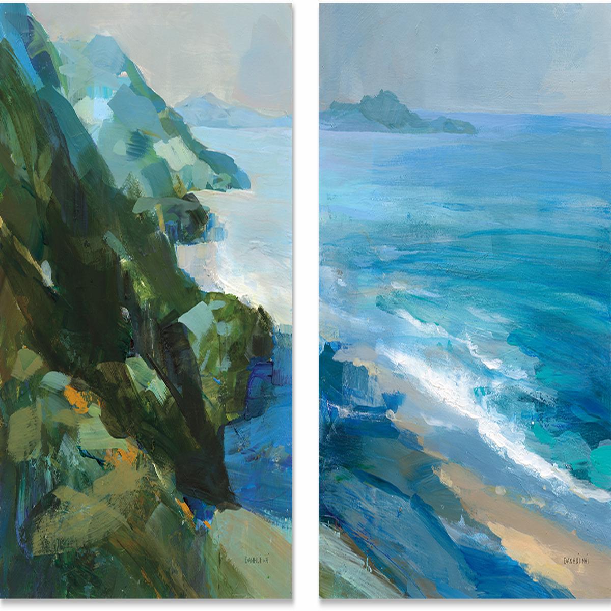 Rocky Shoreline, Style A & B, Set Of 2