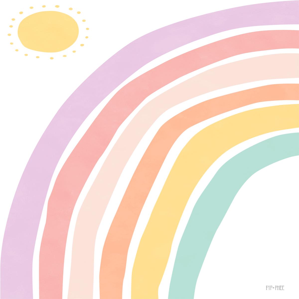 Sunny Rainbow Pastel