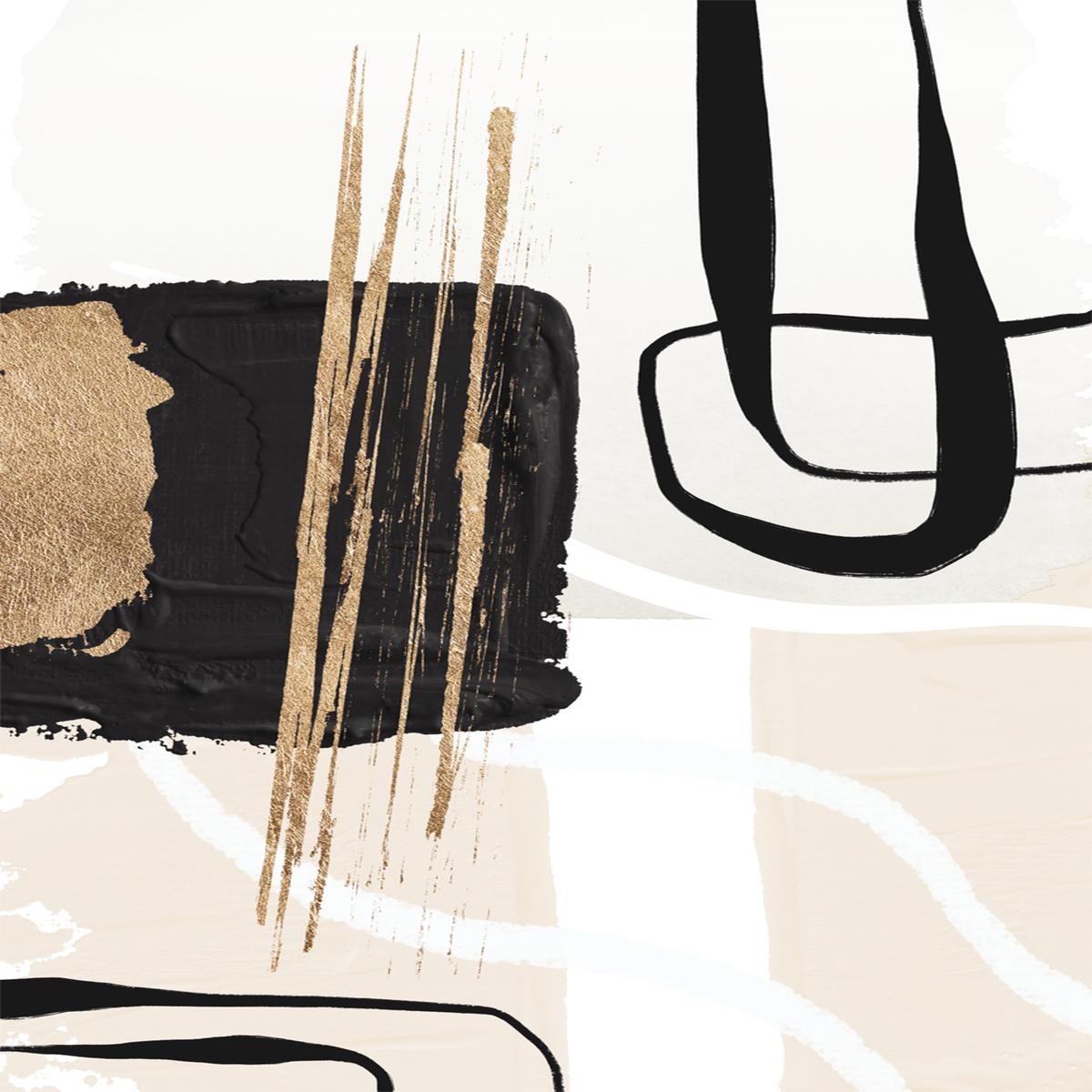 Abstract Black And Gold, Style A