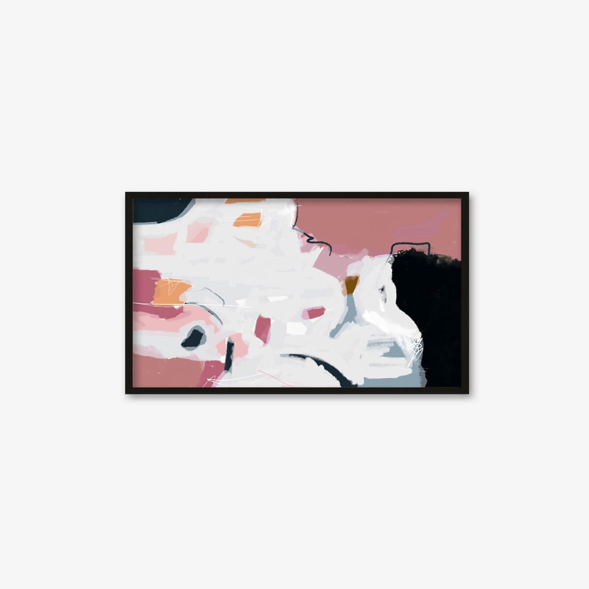 Abstract Pastel Hues Art Print