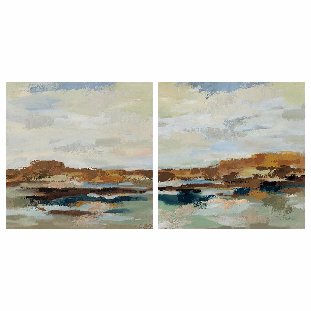 American West, Style A & B, Set Of 2