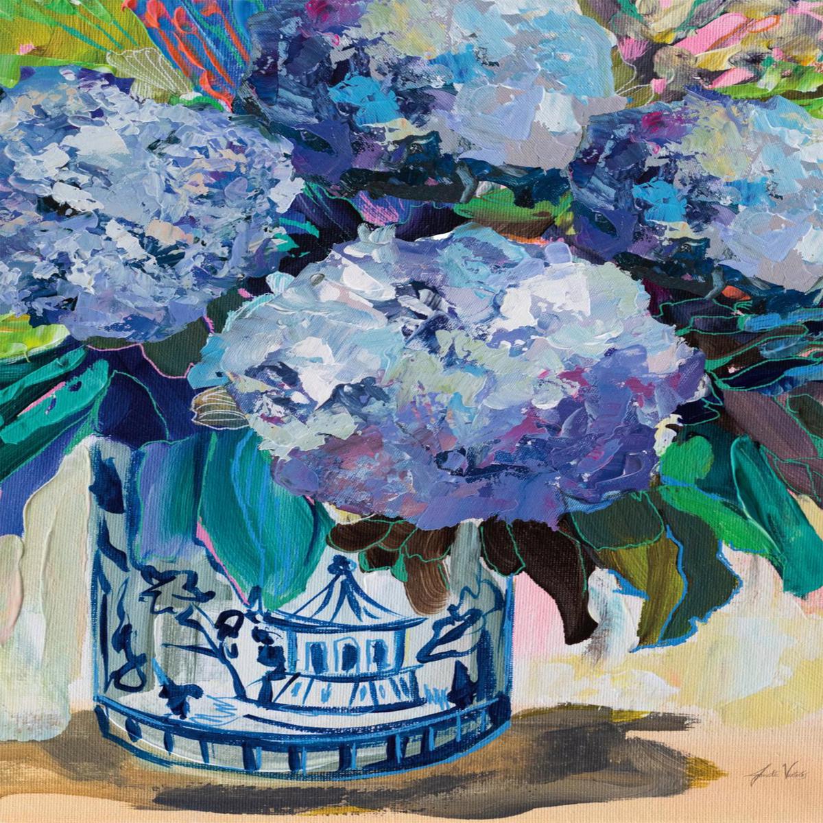 August Bloom Blue Hydrangea