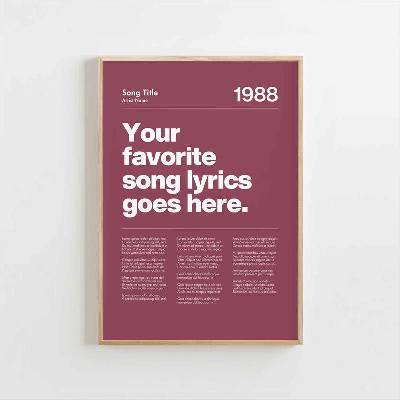 CUSTOM SONG PLUM