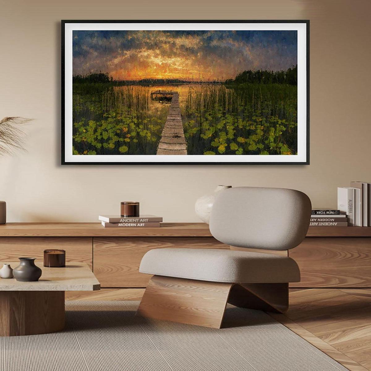 Impressionist Sunset Everglades Art Print