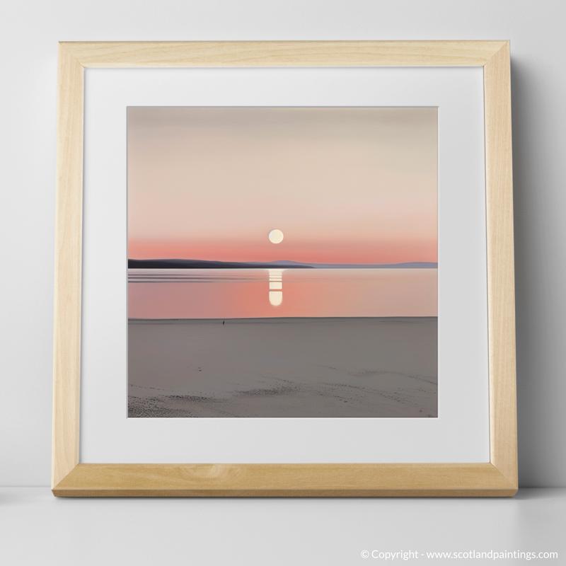 Nairn Beach Sunset Serenity: A Minimalist Masterpiece