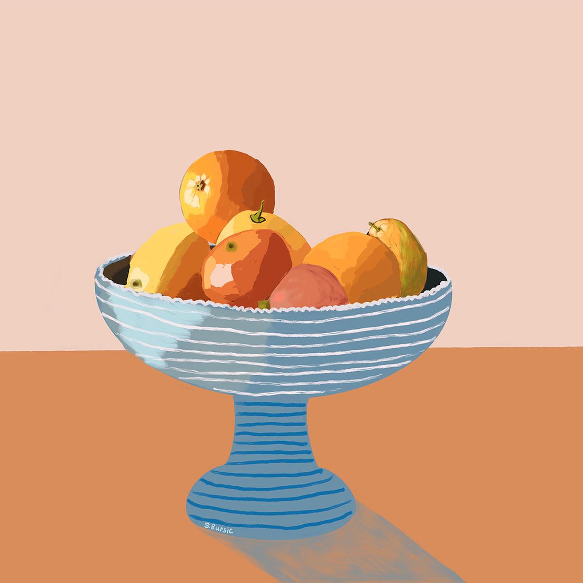 Oranges Still Life, Style B