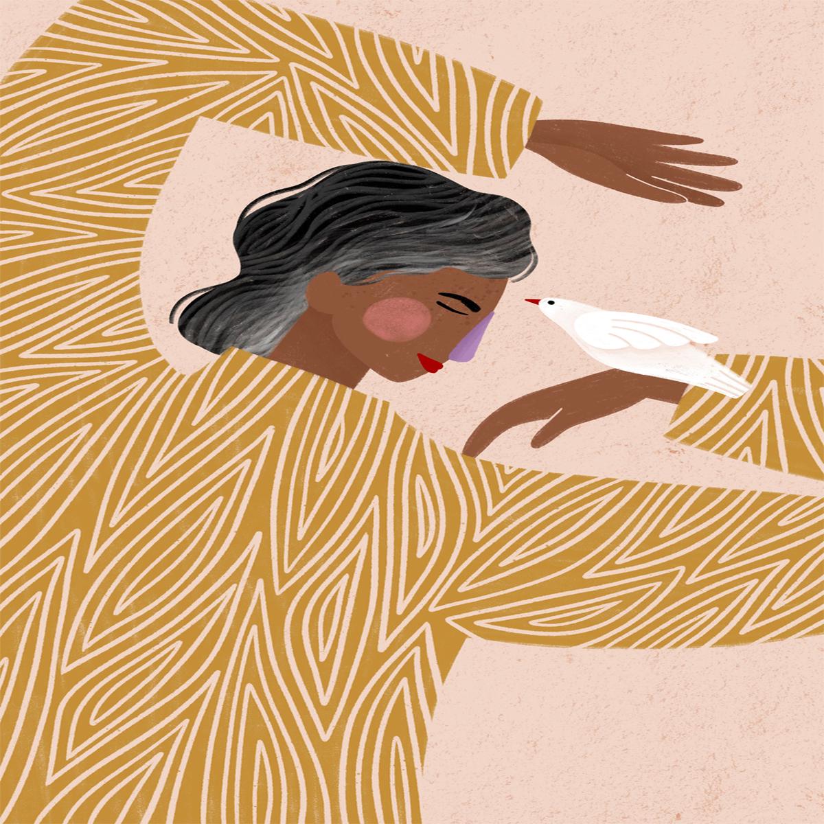 The Woman With The Bird