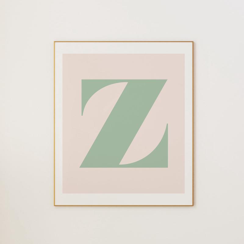 Z LETTER PASTEL