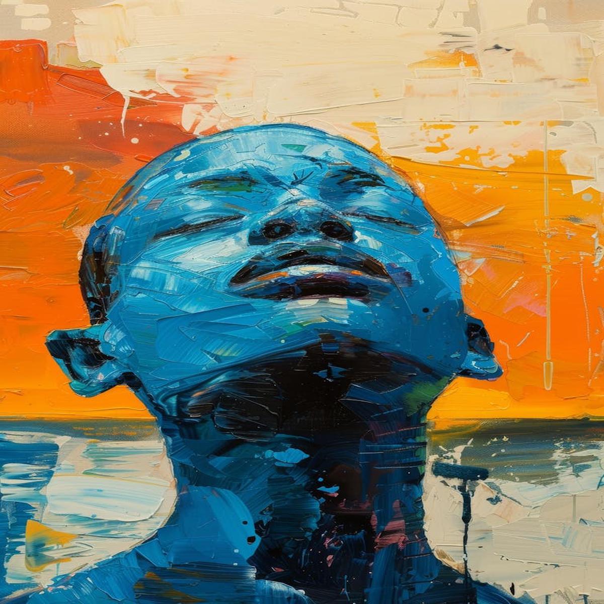 'Blue Man' 7