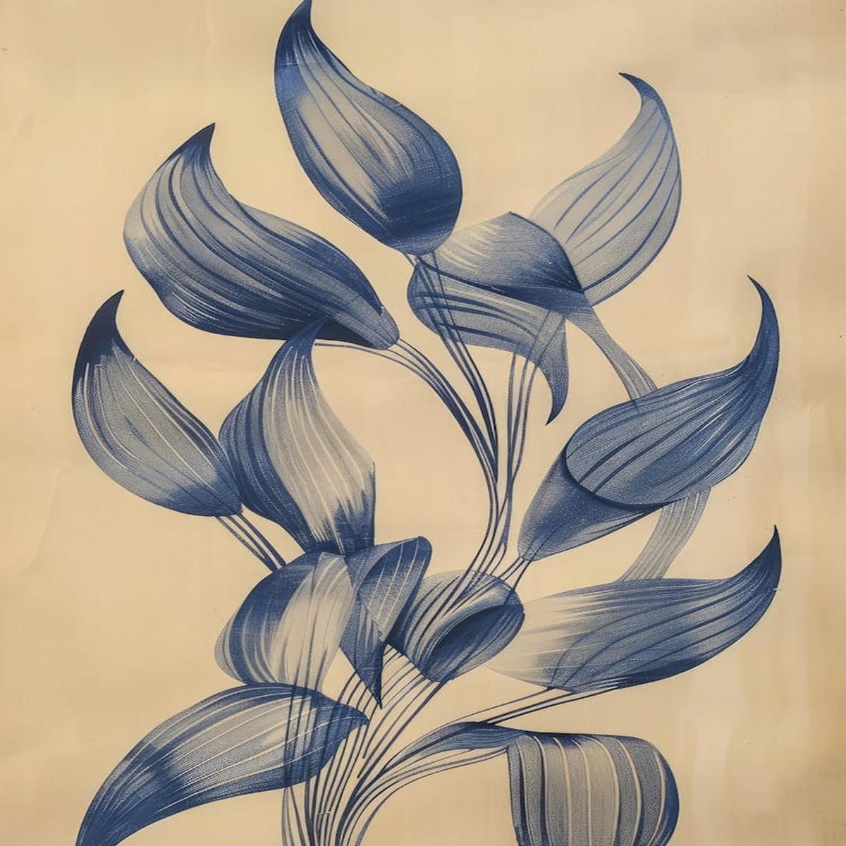 'Blue Flowers' 4