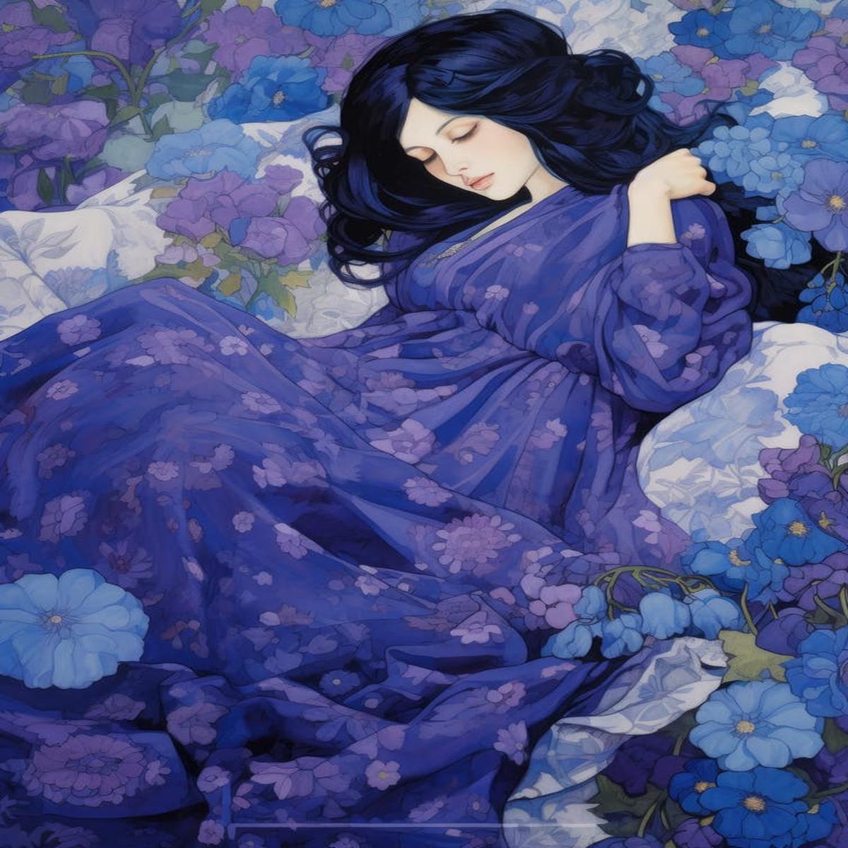 'Blue Flowers' 1
