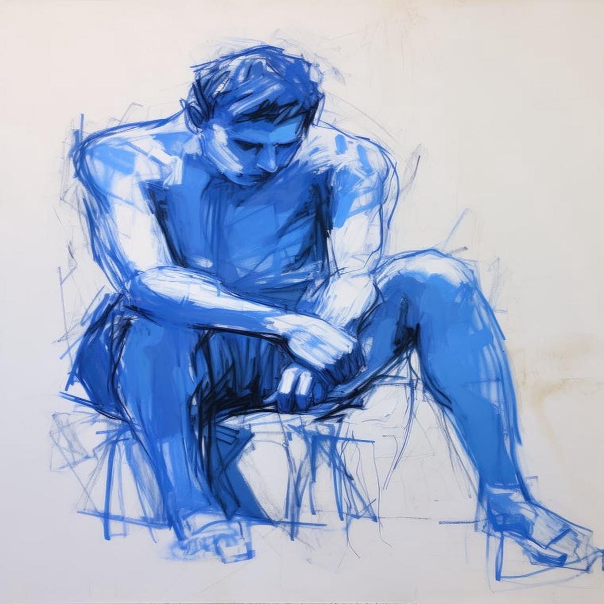 'Blue Man'