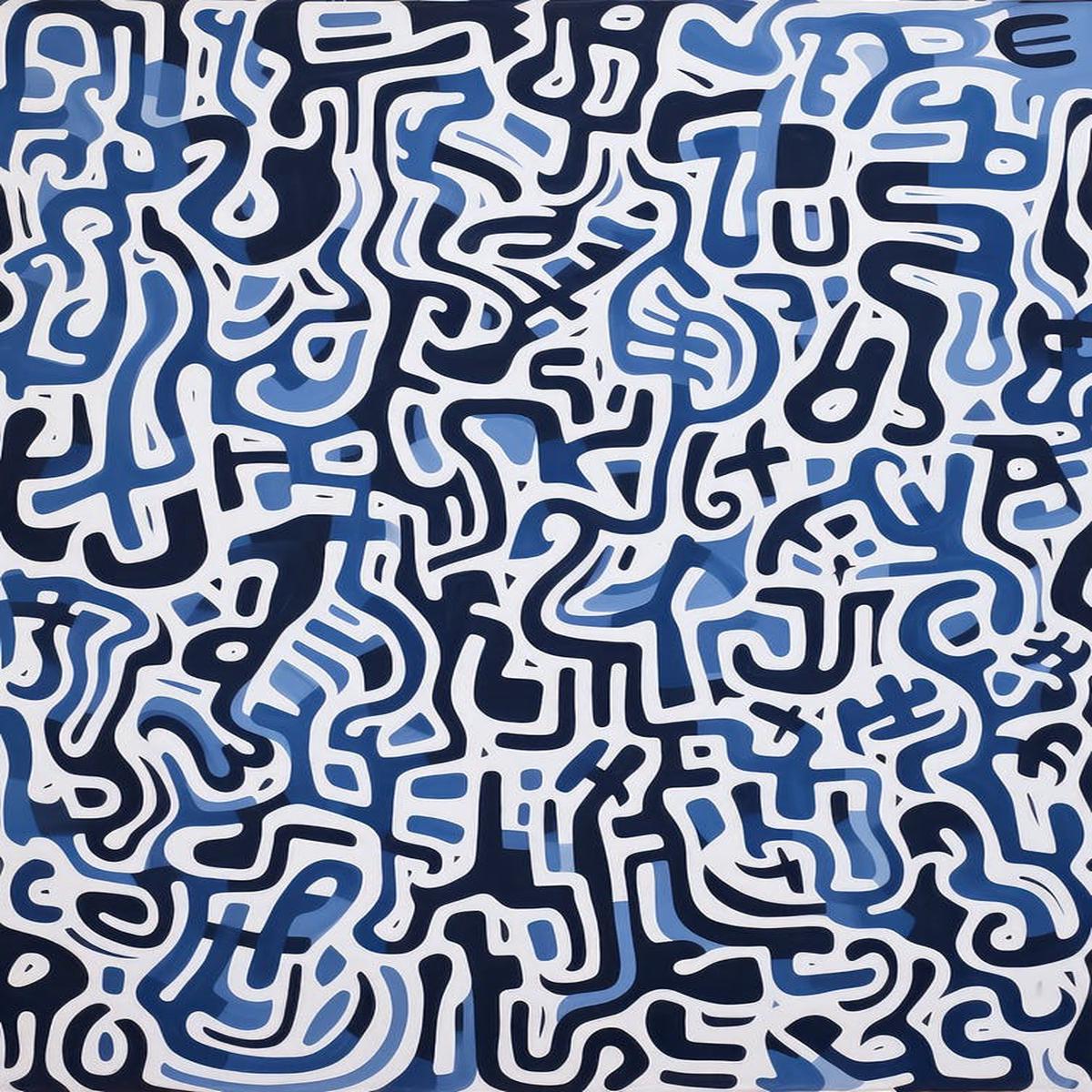 'Blue And White' 3