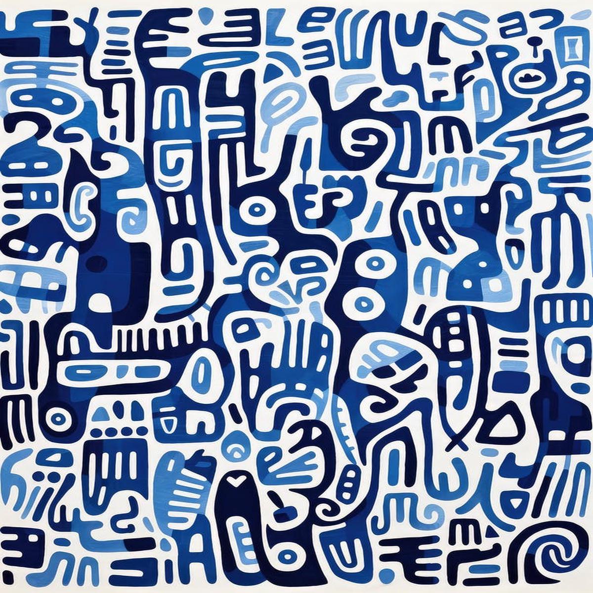 'Blue And White' 4