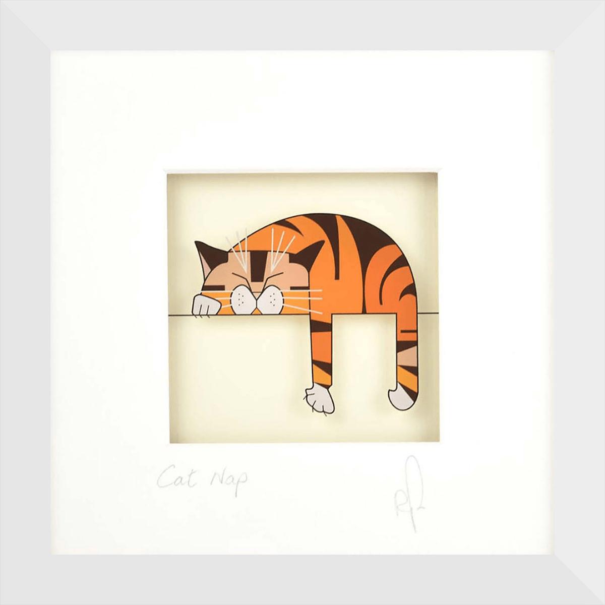 'Cat Nap' Wall Art