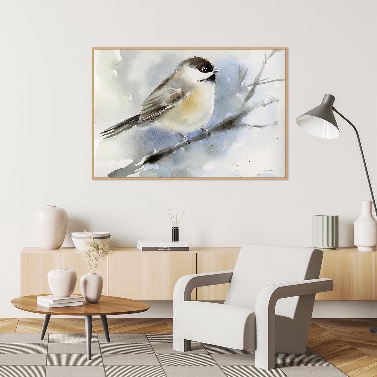 Winter Chickadee, by Katrina Pete