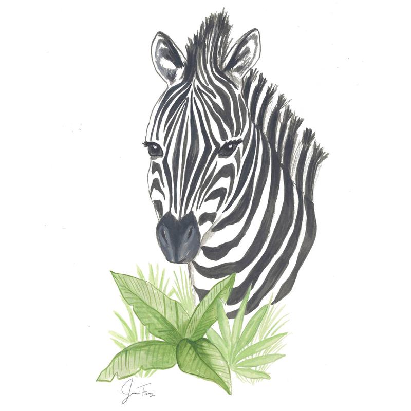 Zebra Art Print