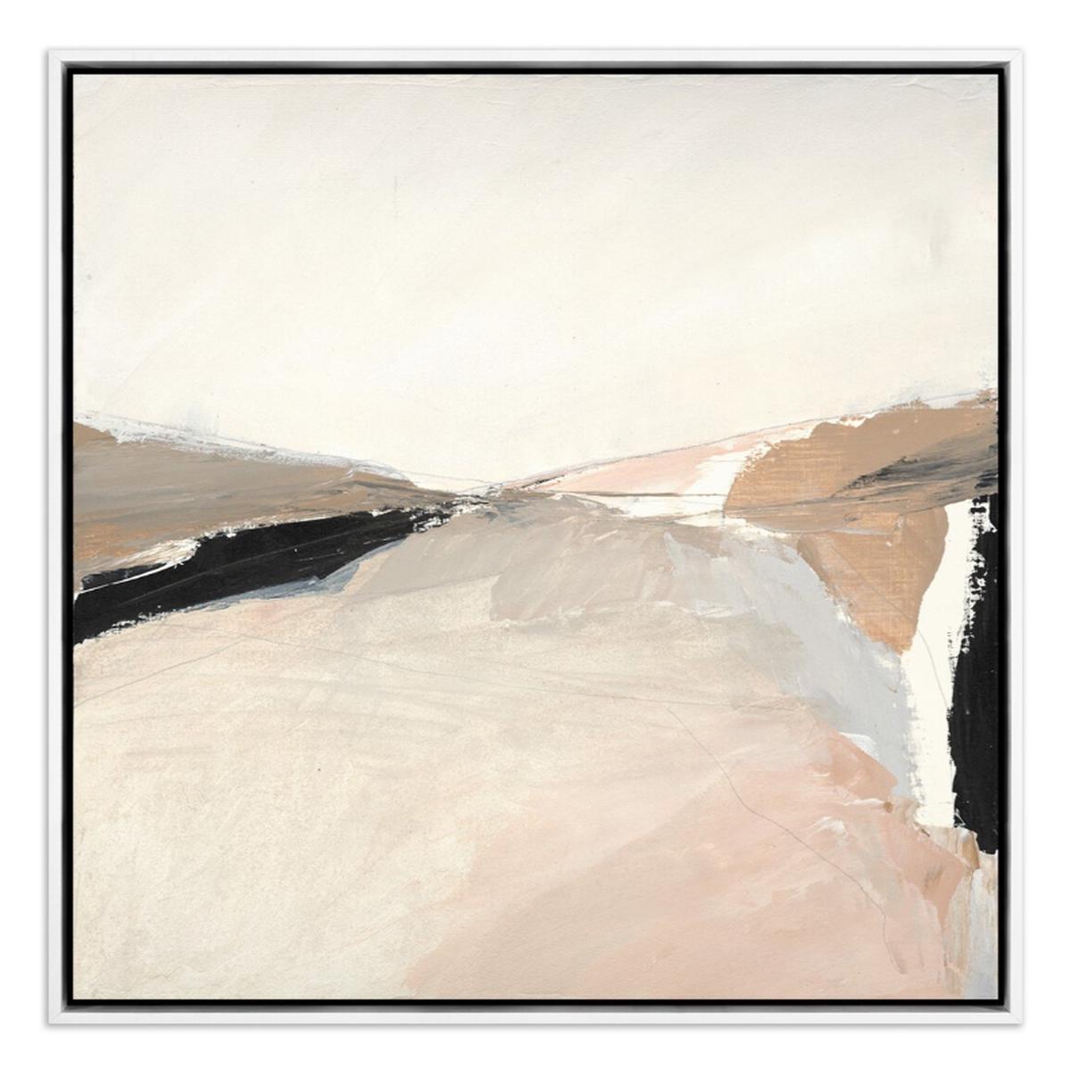 Desert No. 2 by Melanie Biehle - White Maple Frame | 32"x32"