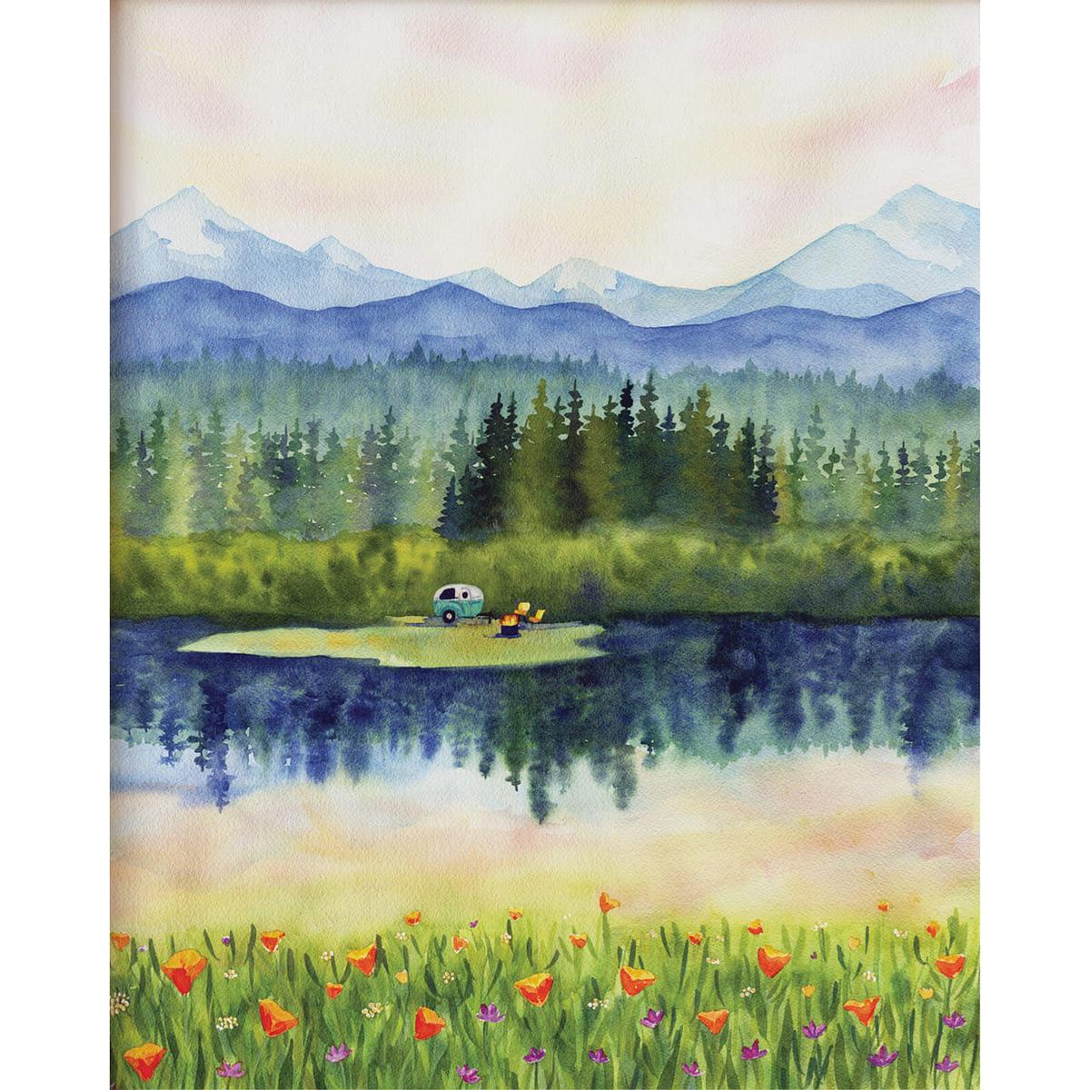 Summer Wanderlust Watercolur Print - Unframed