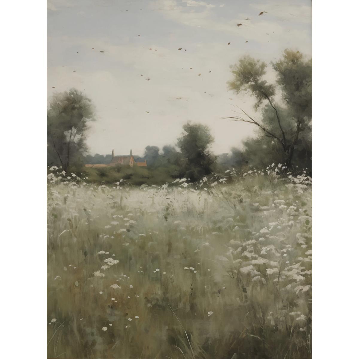 Vintage Field Print - Print