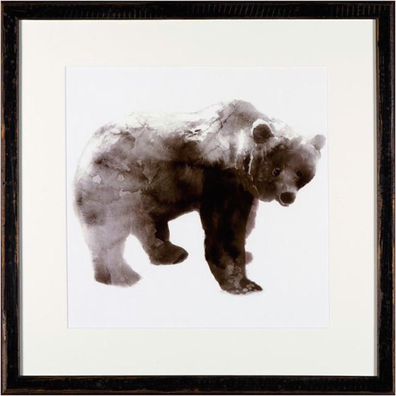 Watercolour Bear Art