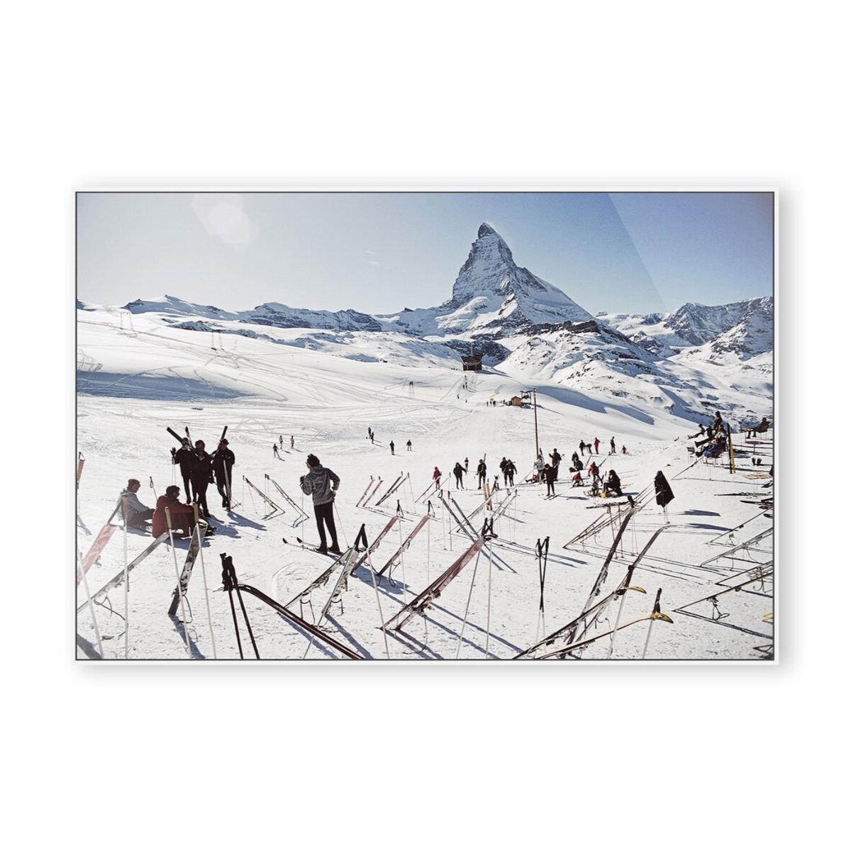 Zermatt Skiing I by Slim Aarons - 48"x32"
