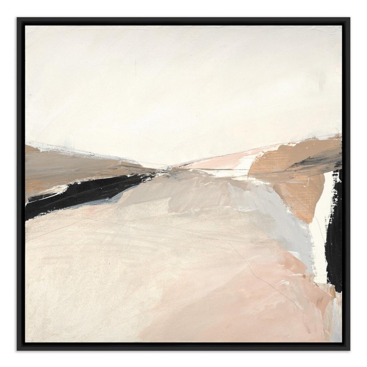Desert No. 2 by Melanie Biehle - Black Maple Frame | 32"x32"