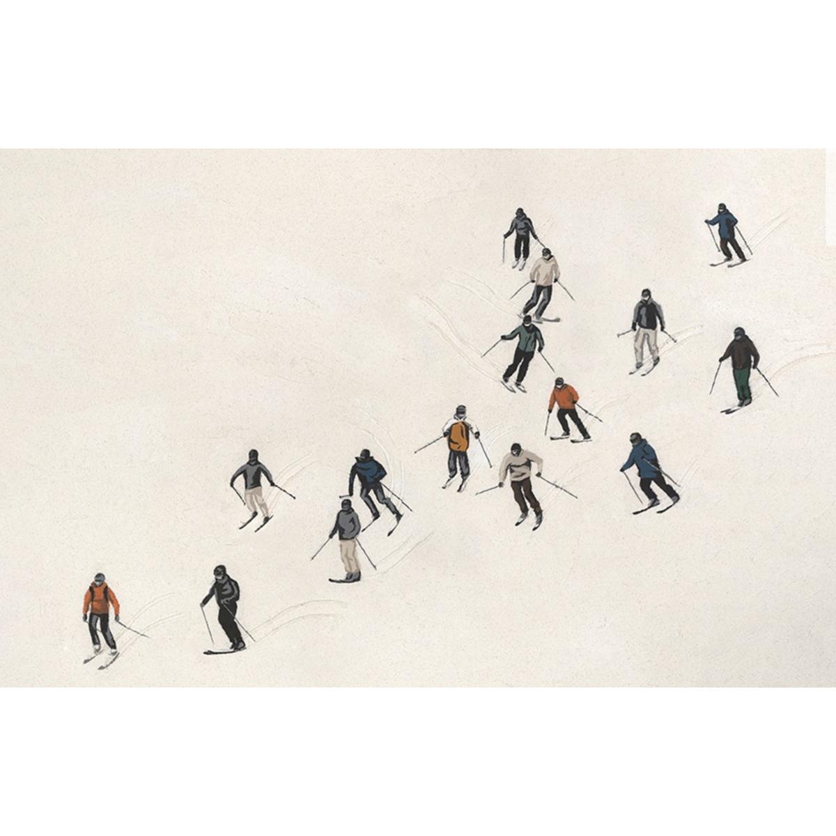 Downhill Skiing II / w Charcoal Frame - Default Title