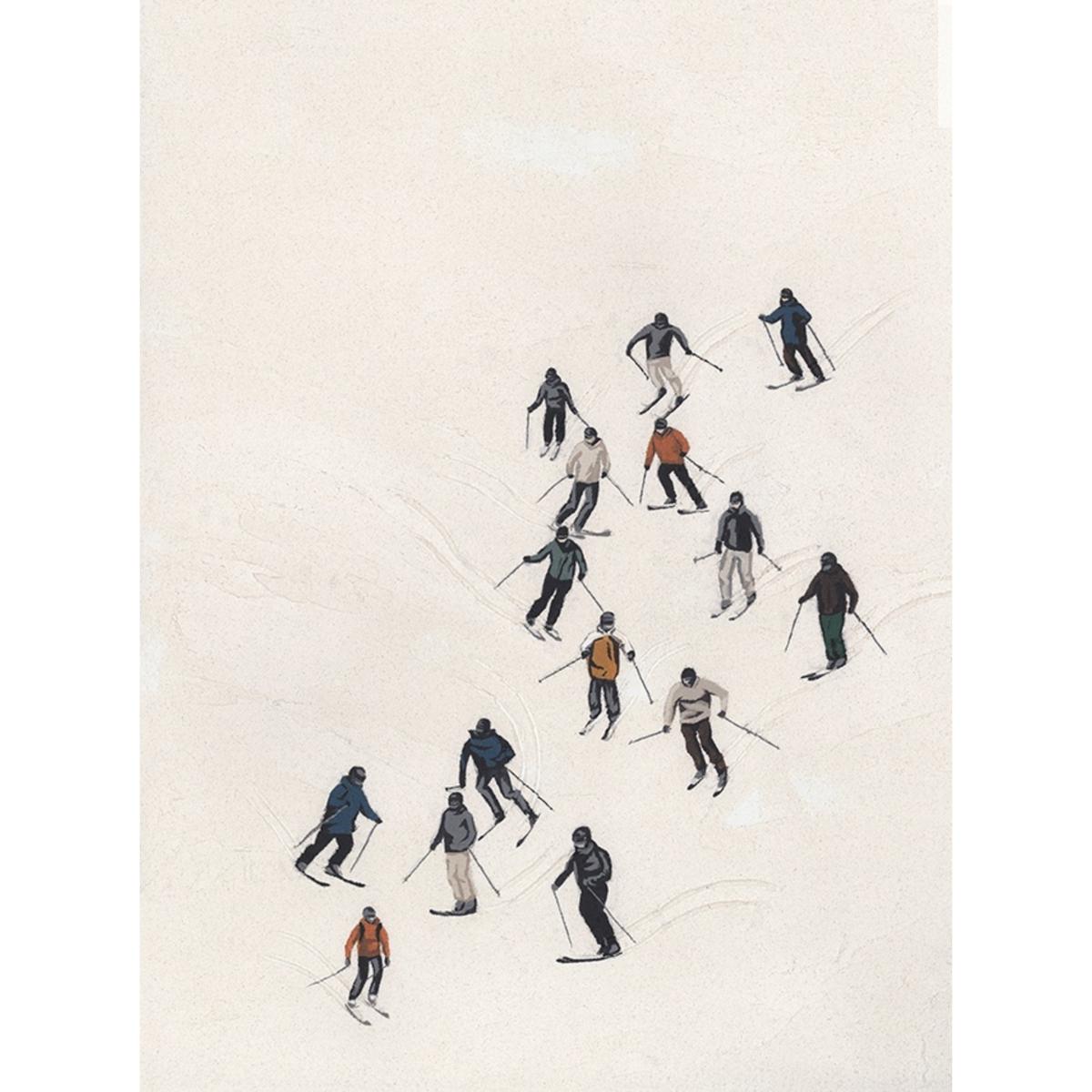 Downhill Skiing /w Charcoal Frame - Default Title