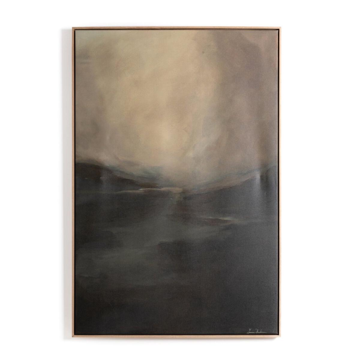Fog I by Lauren Fuhr w/ Oak Frame - 20"X30"