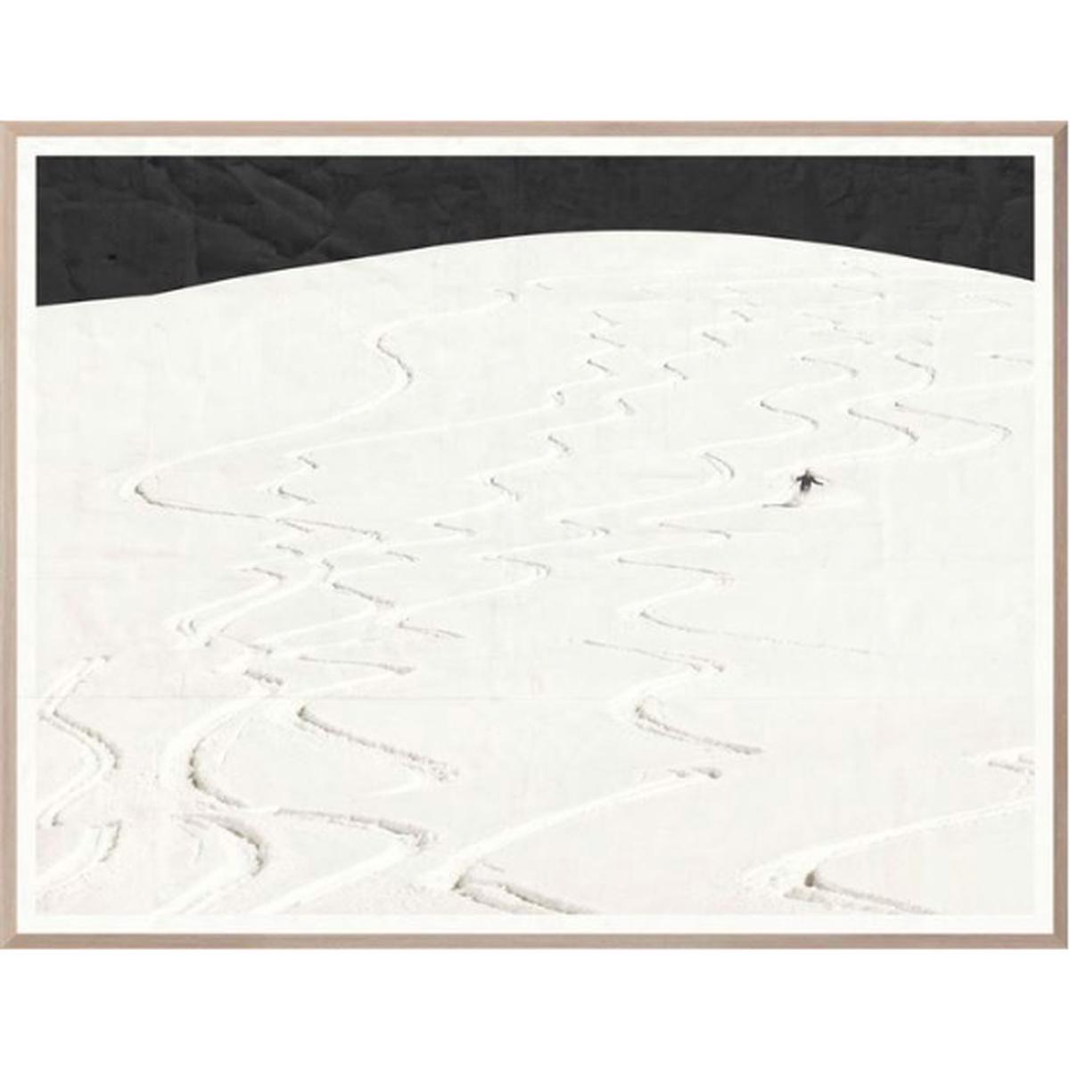 Slalom Artwork - w/Oak Frame
