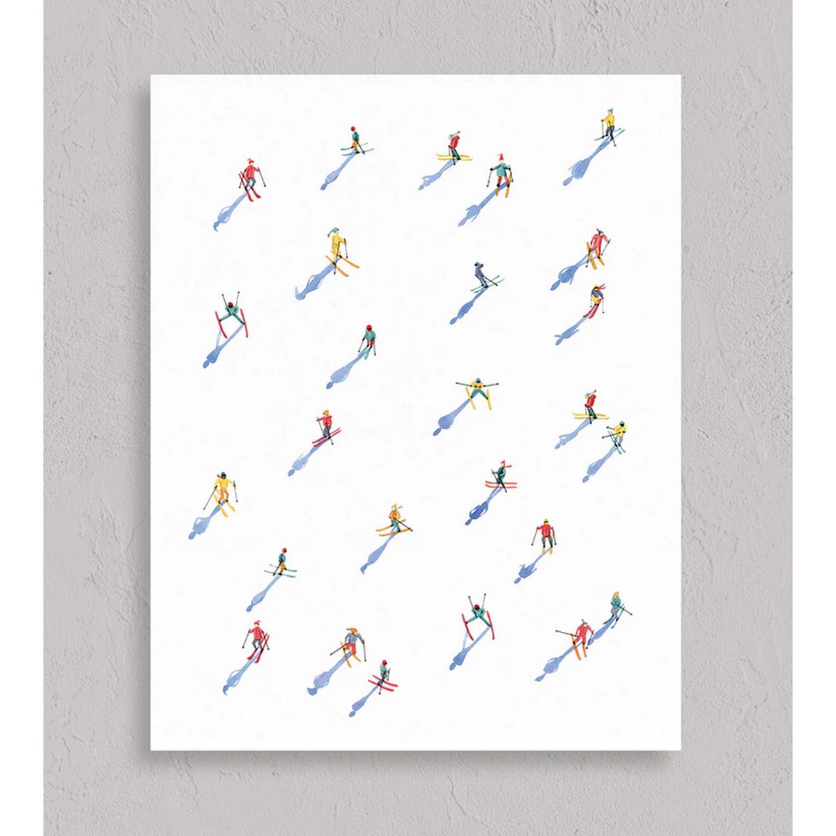 Watercolour Print - Winter Reflections | Framed