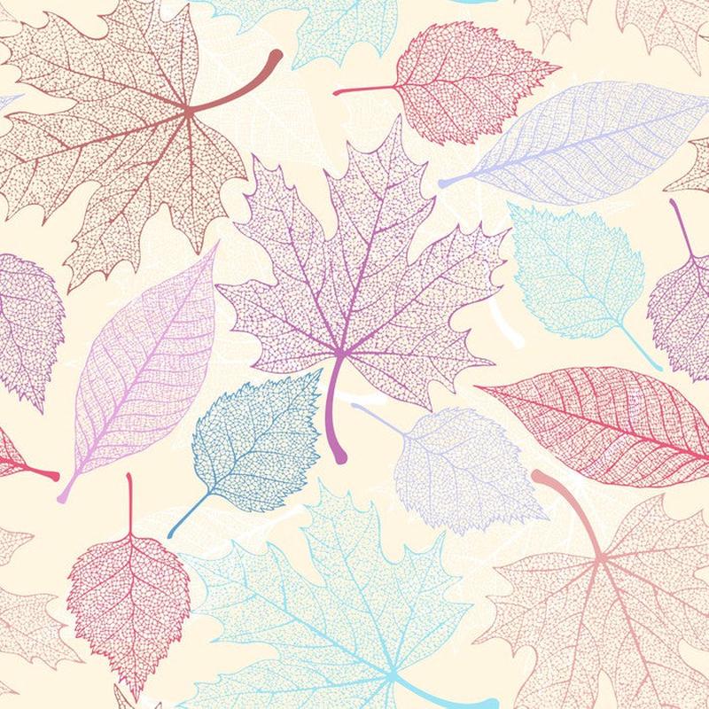 Pastel leaves II