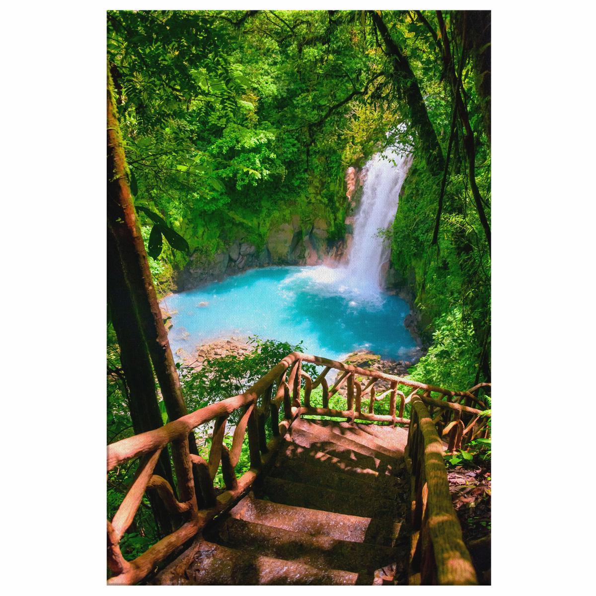 Cataracas Celeste Tenorio National Park Costa Rica Canvas Wall Art