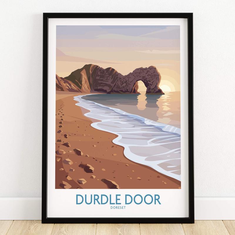 Durdle Door Dorset Wall Art  Canvas Poster