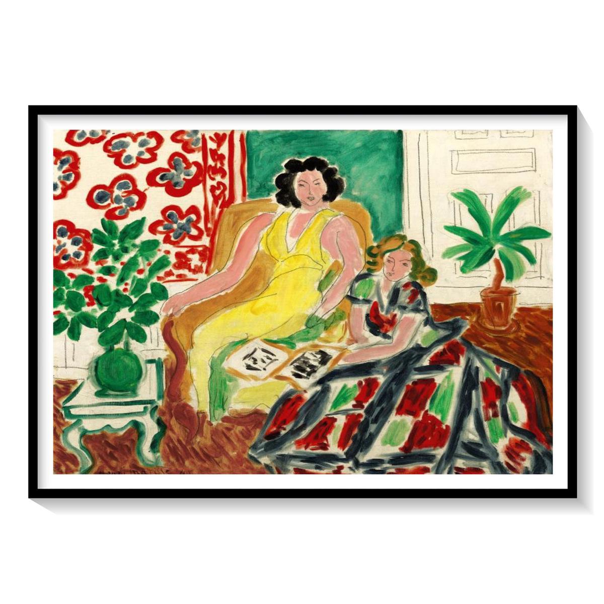 Yellow Robe, Henri Matisse Painting