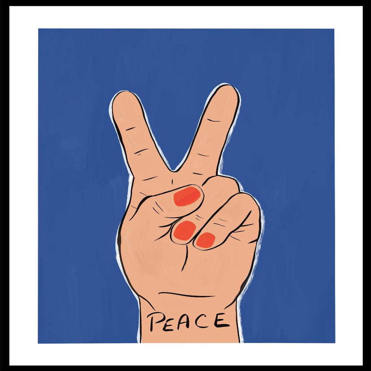 'Power in Peace' Aesthetic Art Print