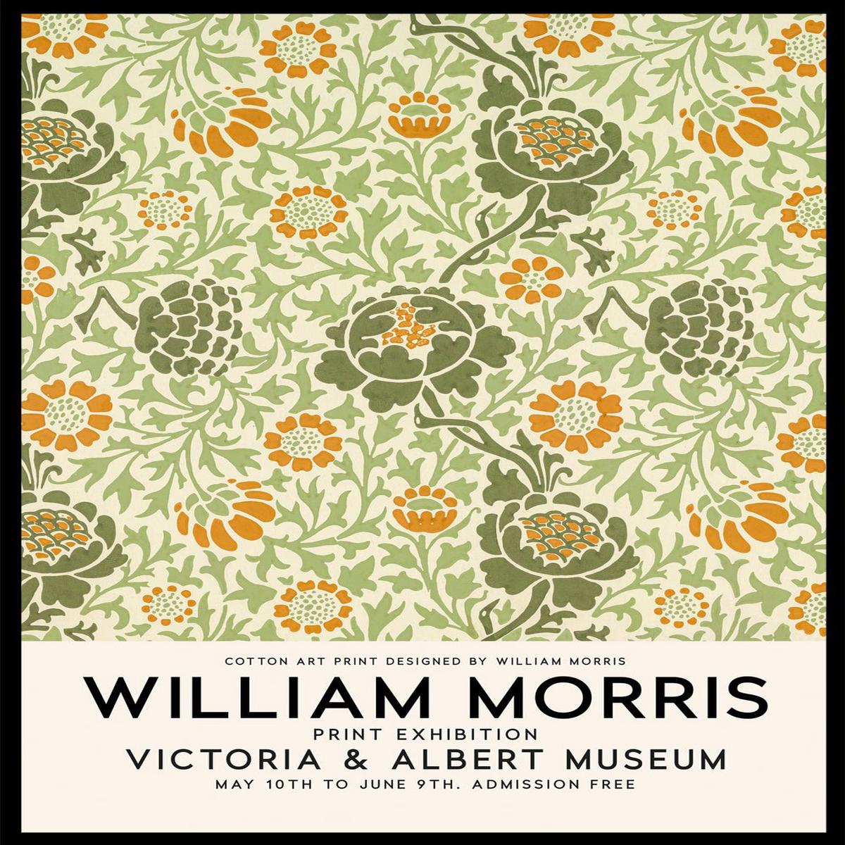 William Morris Grafton Pattern 1883 Art Print