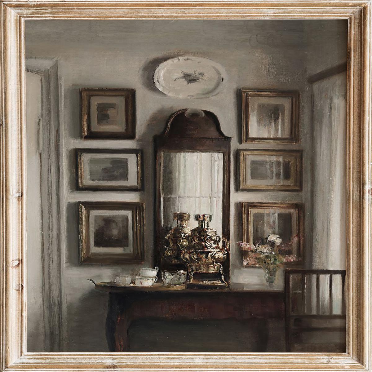 "Interior with a Samovar" Art Print