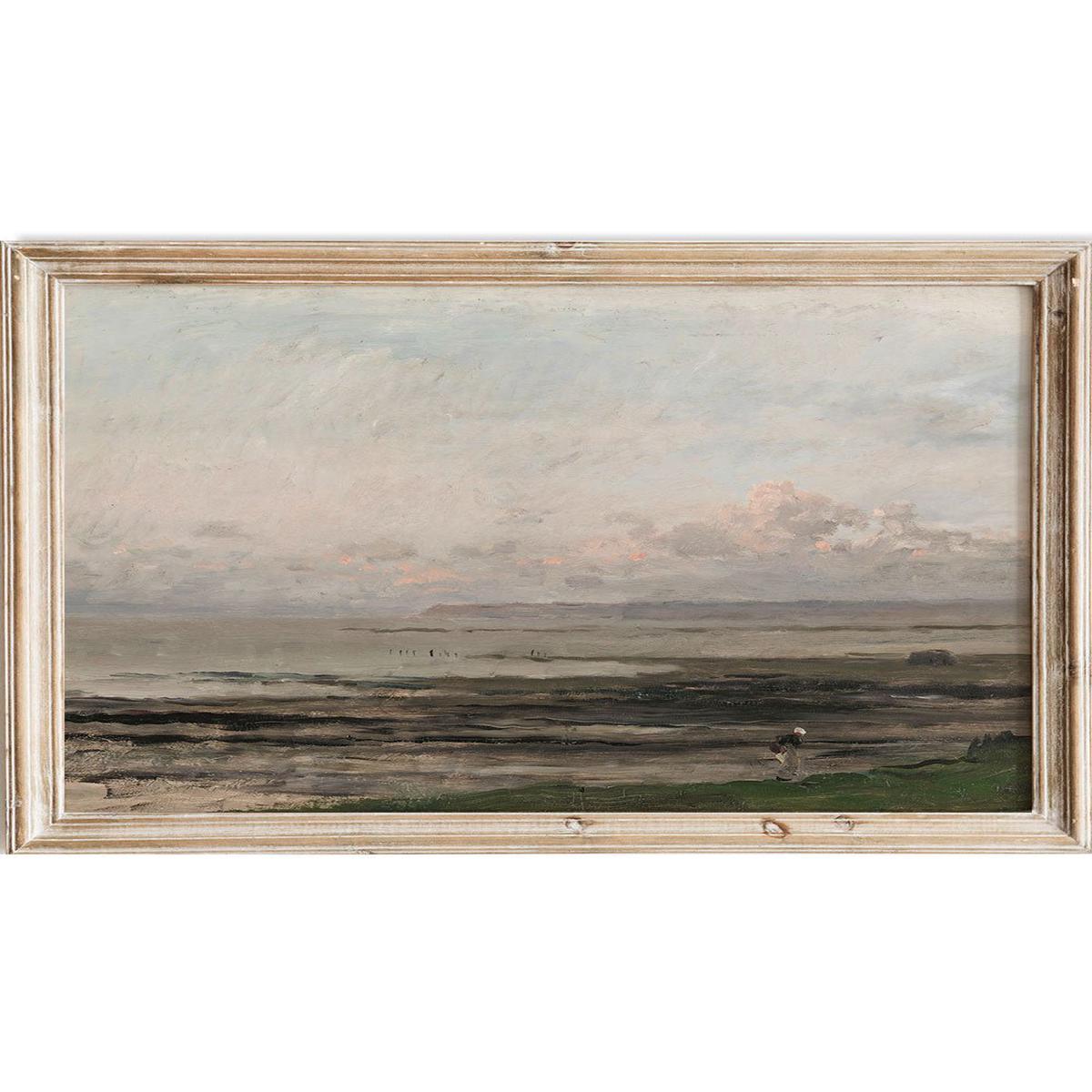 "Beach at Ebb Tide" Art Print