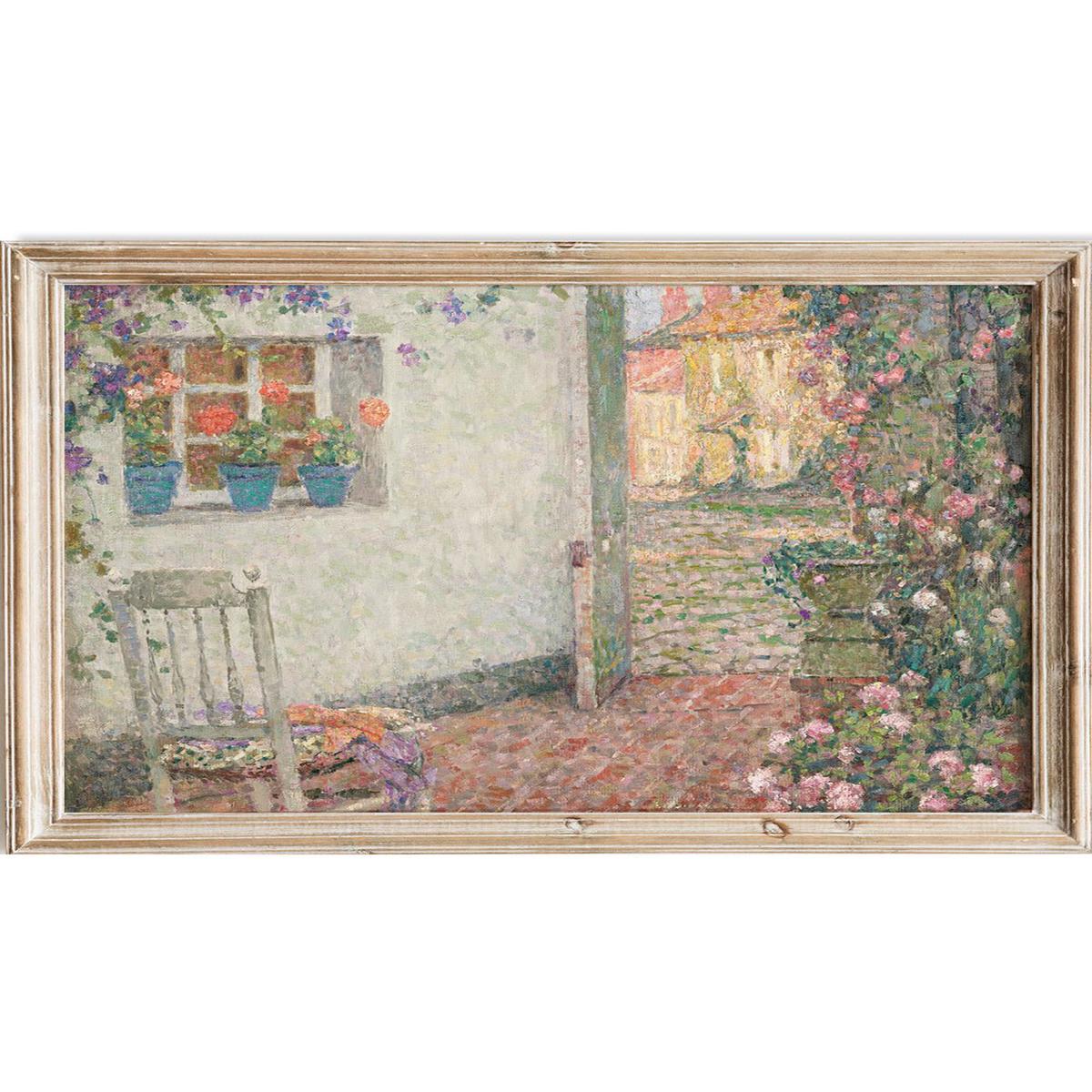 "Le Seuil Fleuri" Art Print