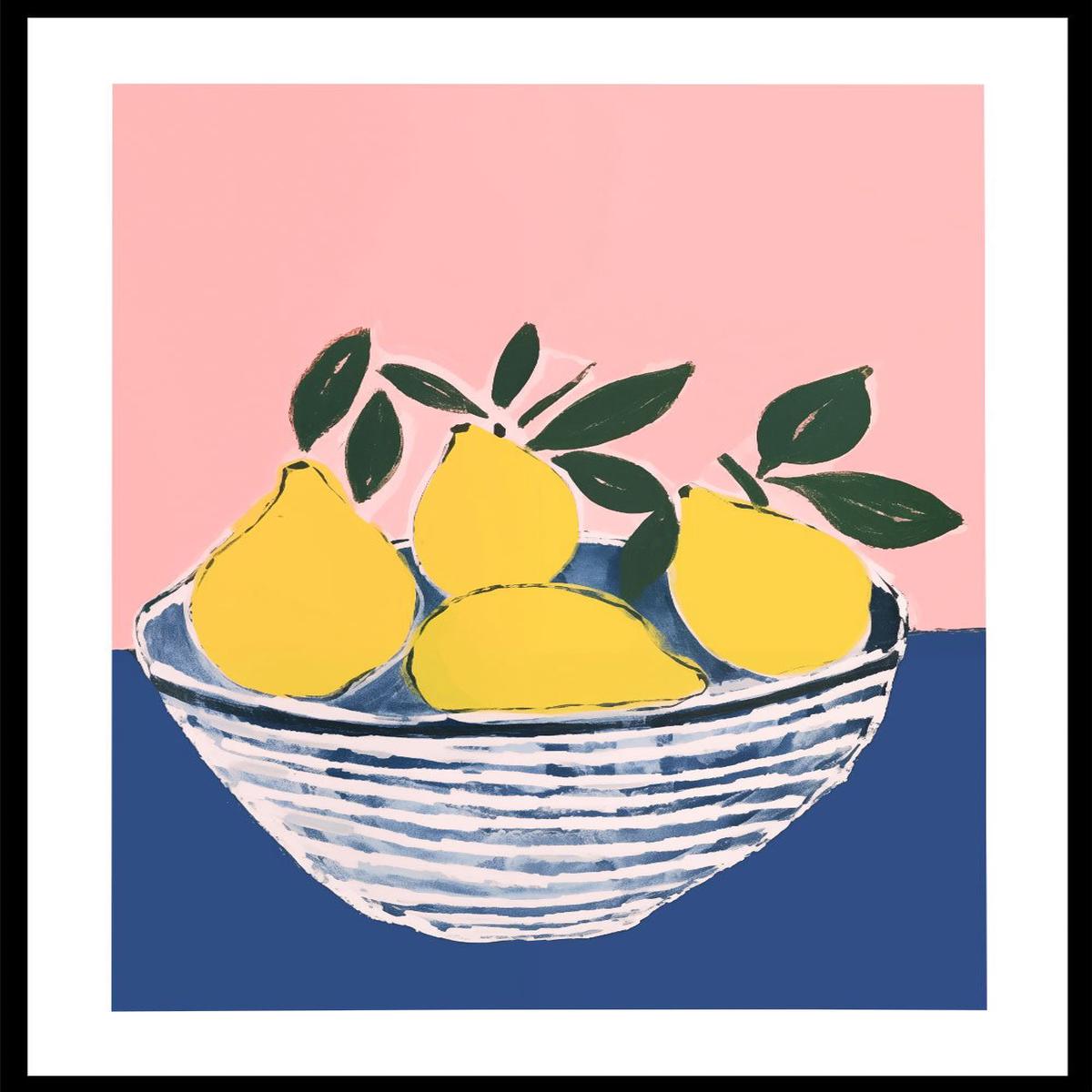'Citrus Study' Aesthetic Art Print