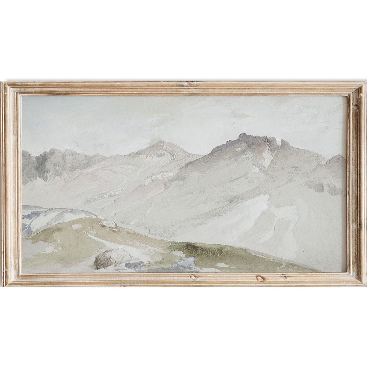 "The Upper End of Little Cottonwood Canyon" Art Print