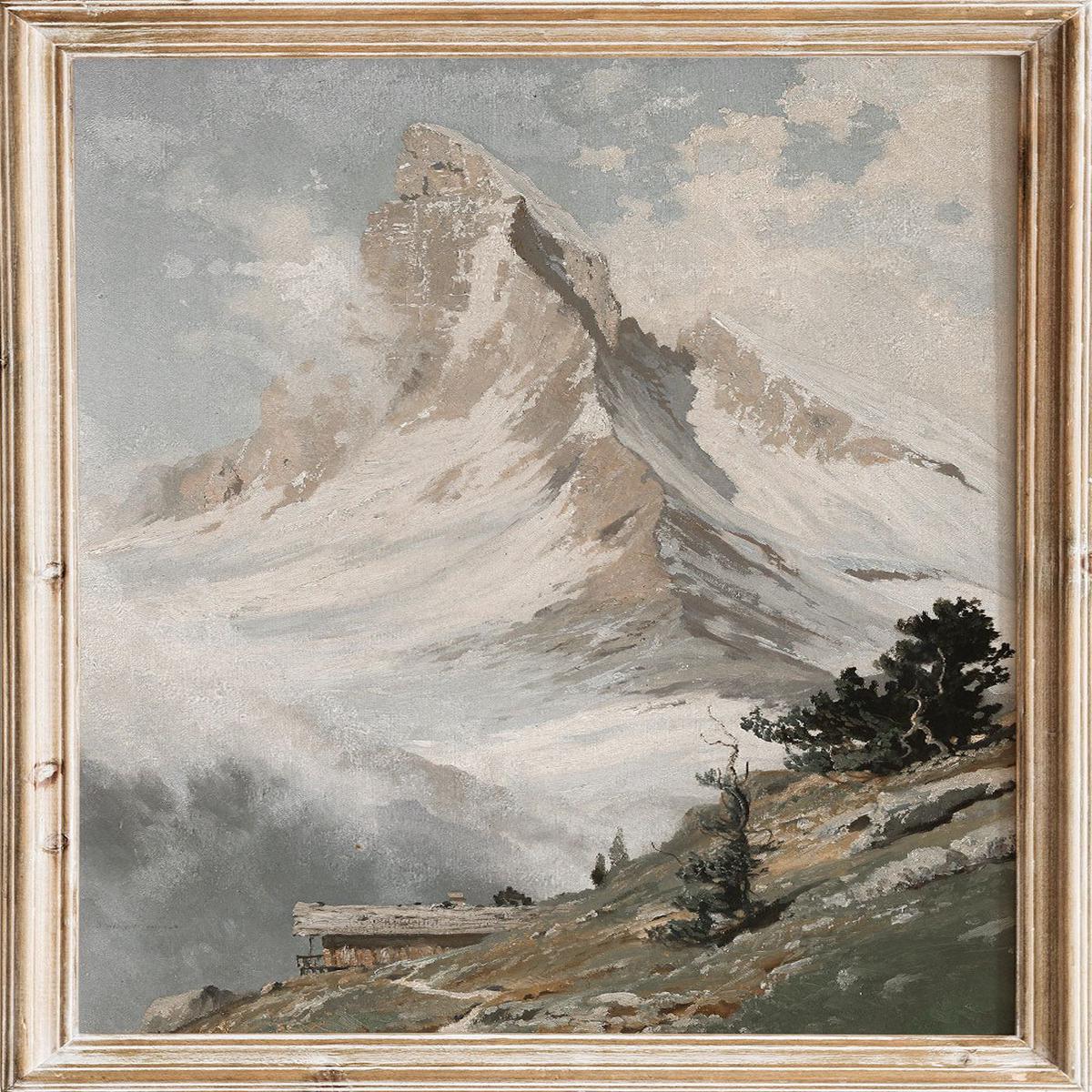 "View of the Matterhorn" Art Print