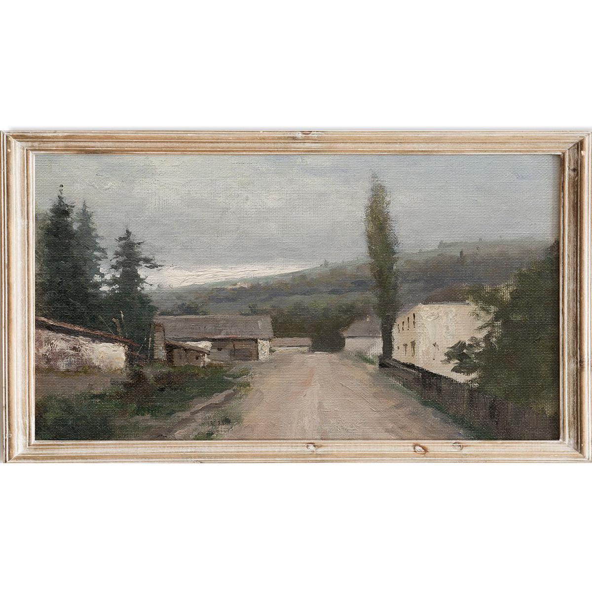"From the West Slovak Village" Art Print