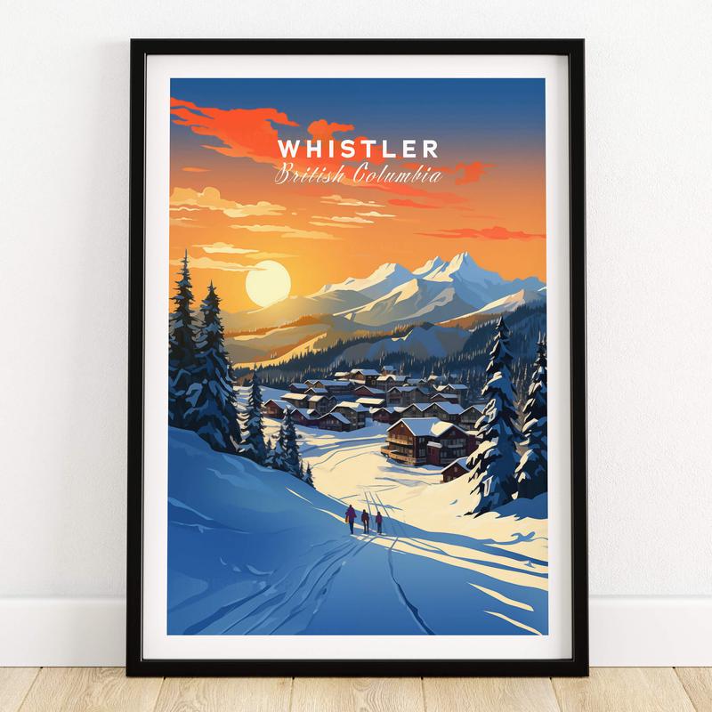 Whistler Wall Art Ski Print