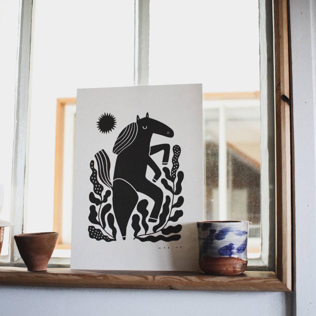 'Galloping Horse' Print